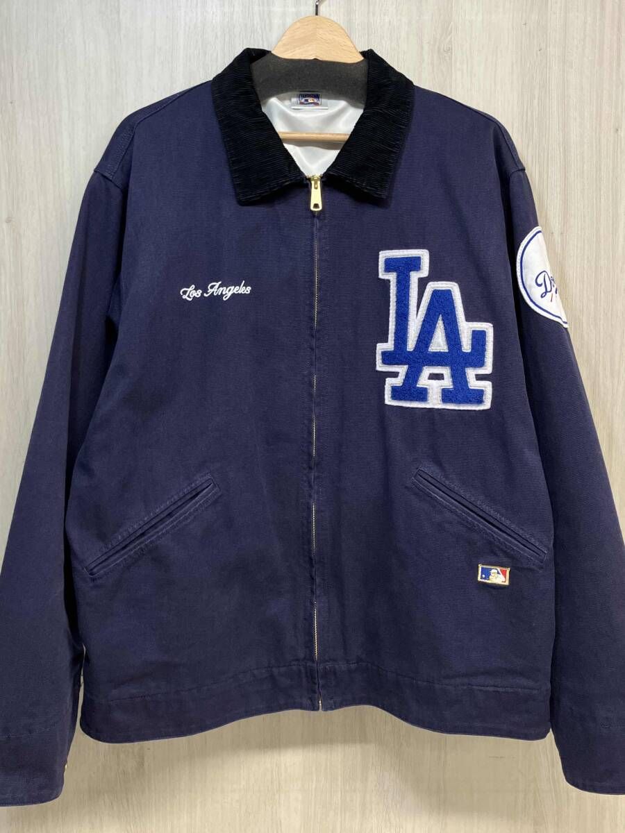 JOURNAL STANDARD relume × COOPERSTOWN COLLECTION × MLB Dodgers ダック ジャケット ジップアップ ブルゾン ドジャース L