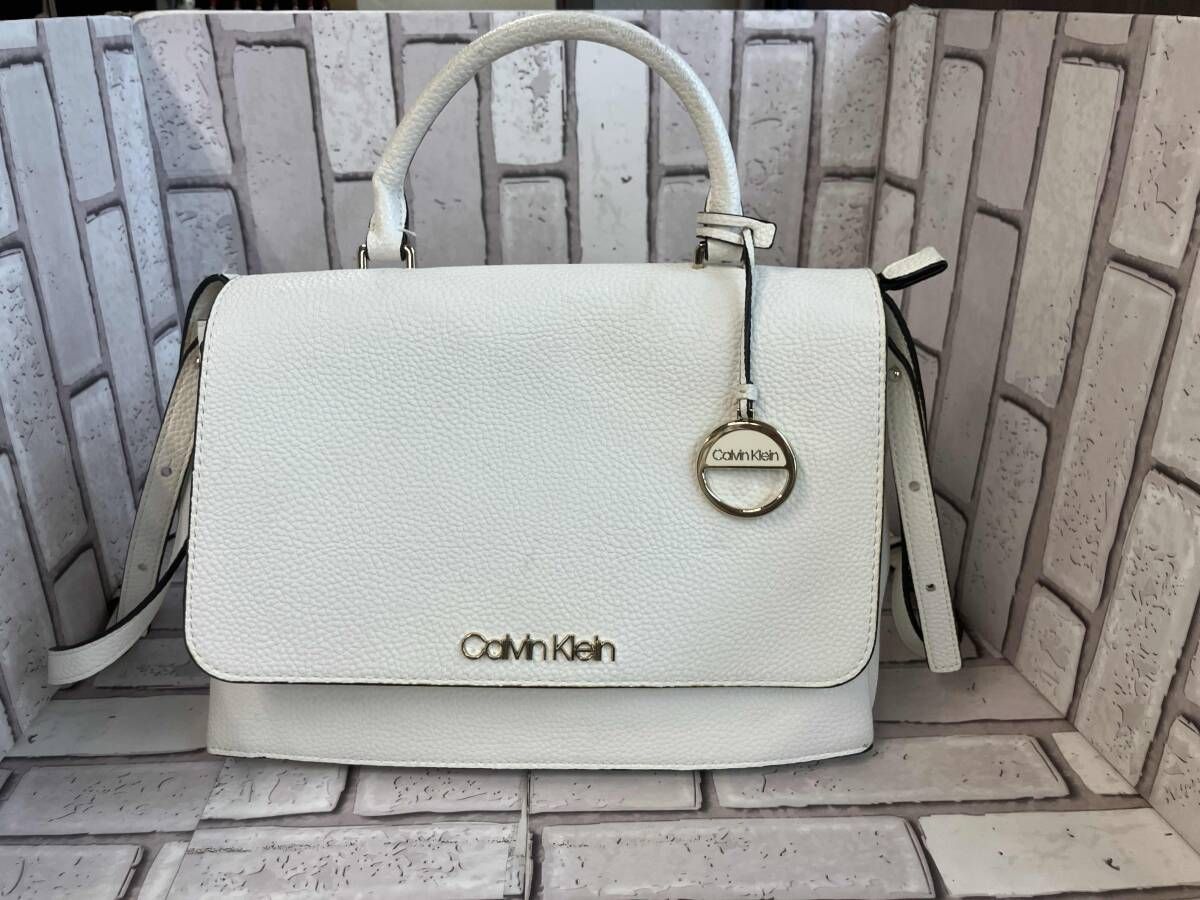 Calvin Klein カルバンクライン ショルダーバッグ ホワイト