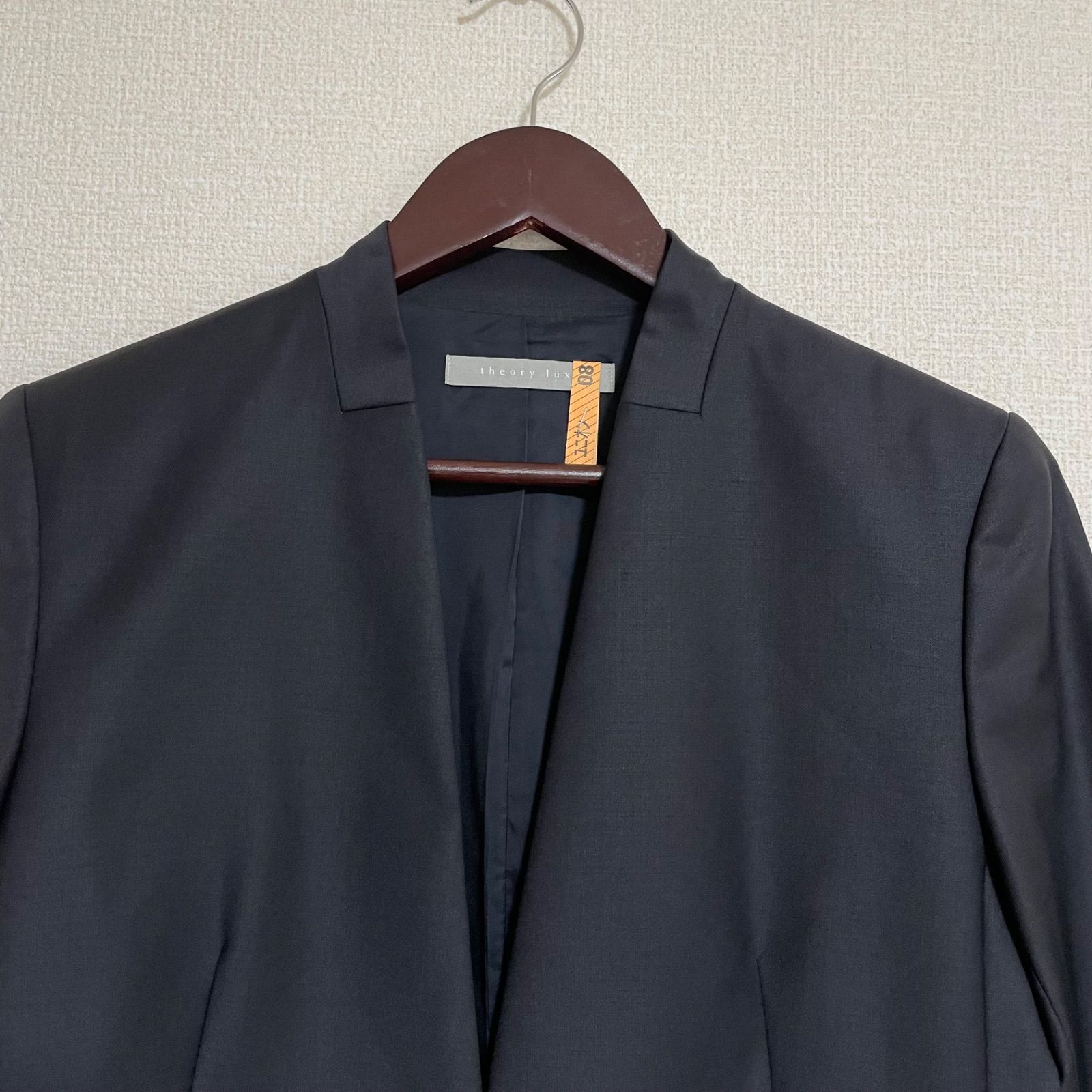 Theory luxe セオリーリュクス Executive Donna ノーカラージャケット 