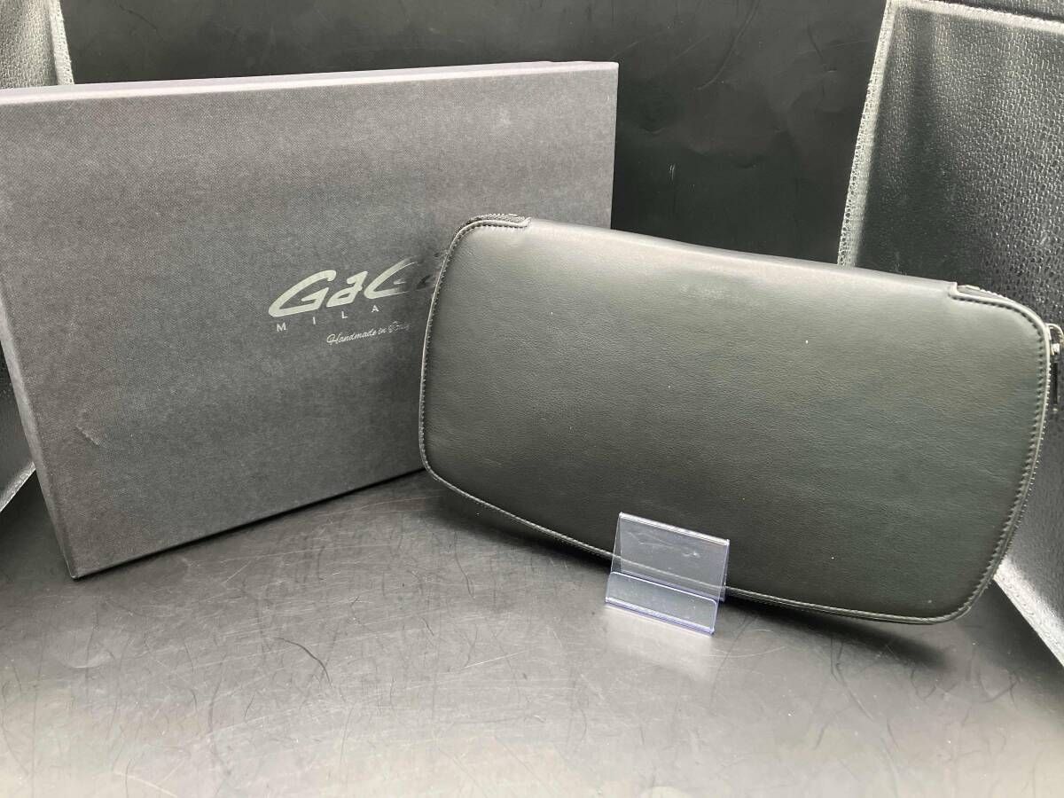 GaGa MILANO ガガミラノ デカ長財布 ブラック
