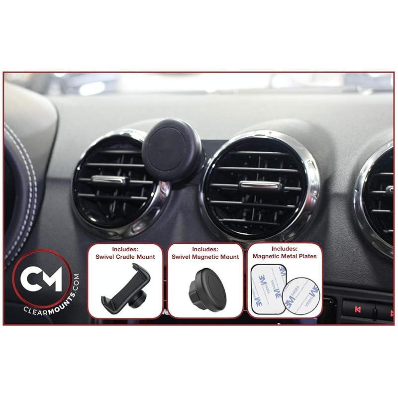 【新品】 Clearmounts Audi TT（8J）用 スマートフォンホルダー ボールジョイント&スライドアームタイプ