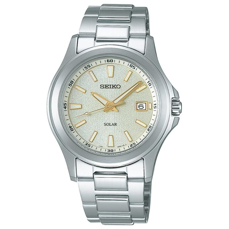 【新品】 [セイコーウオッチ]SEIKO SELECTION SBPN069 メンズ腕時計 ソーラー充電式 日付カレンダー搭載 文字盤オフホワイト ステンレススチール