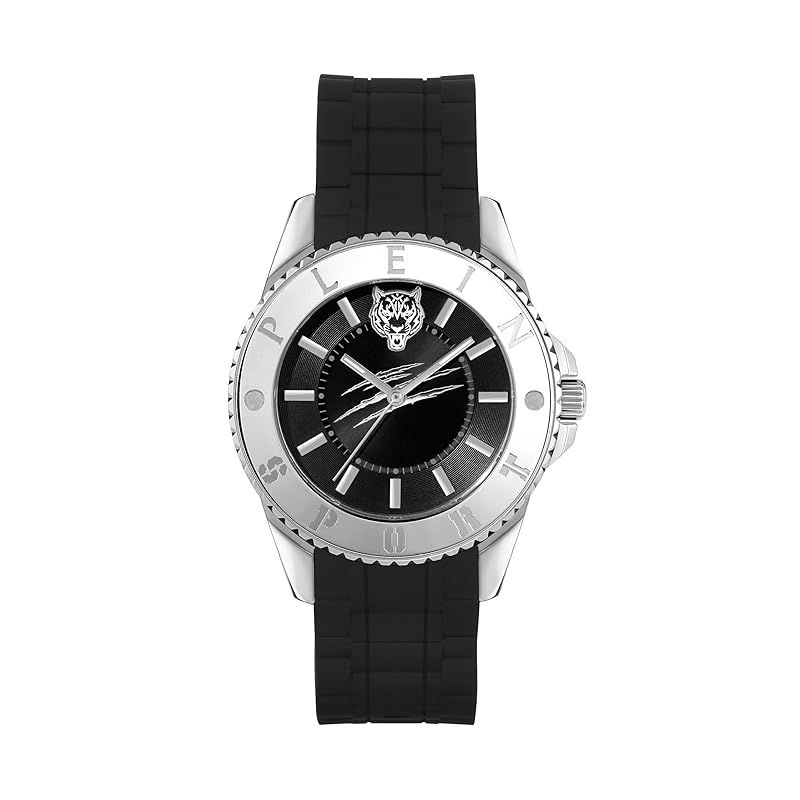 【新品】 【PLEIN SPORT】 ユニセックス 腕時計 Watch プレインスポーツ GLAM グラム PSKBA0123 クォーツ 5気圧防水 ミネラルガラス ブラック文字盤 ステンレススチール [並行輸入品]
