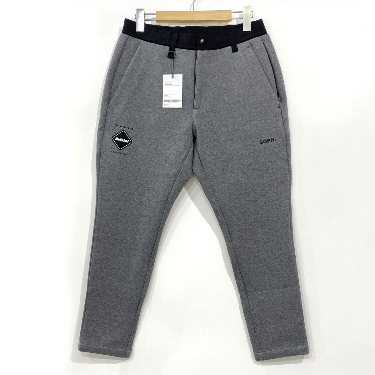 【未使用】F.C.Real Bristol エフシーレアルブリストル TECH SWEAT FLAT HEM PANTS スウェットパンツ FCRB-232041 Sサイズ