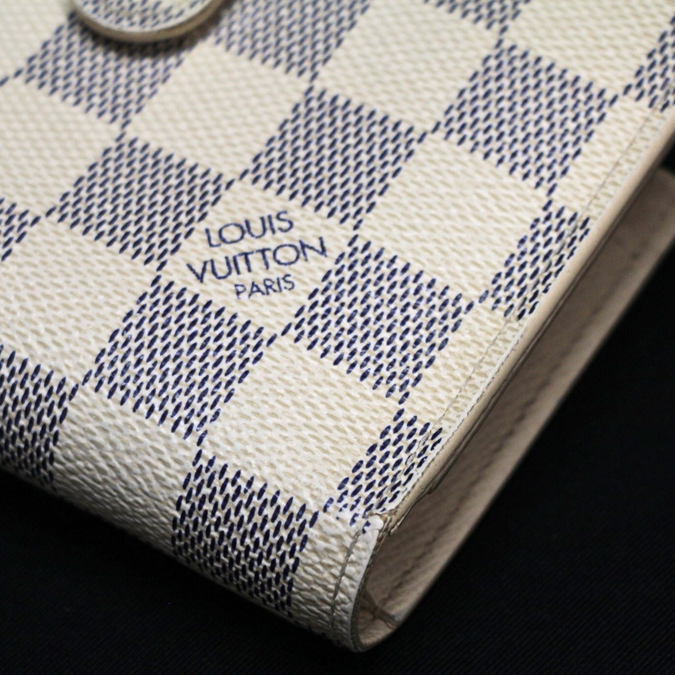 r2　ヴィエノワ　ダミエアズール　二つ折り財布　がま口　ルイヴィトン ルイヴィトン Louis Vuitton ポルトフォイユ ヴィエノワ 二つ折り