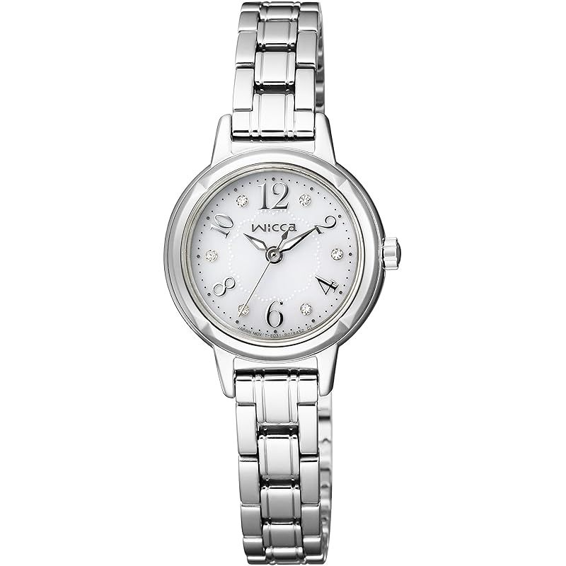 【新品】 [CITIZEN] 腕時計 wicca ウィッカ ソーラーテック クリスタルガラス KH9-914-15 レディース