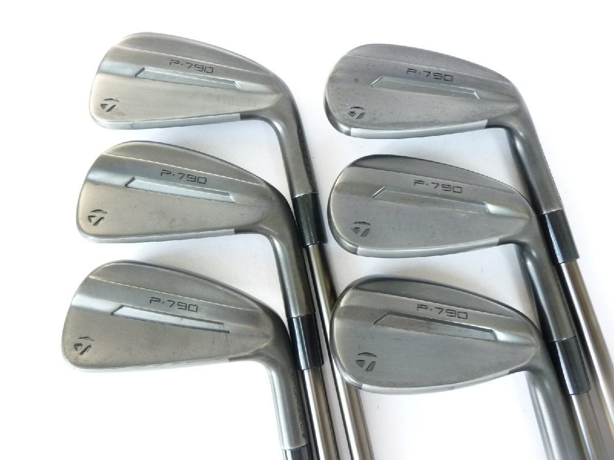 中古品 テーラーメイド P790アイアン デザイナーシリーズ 5-Pw 6本 NS PRO MODUS3 TOUR105 LAXURY BLACK S