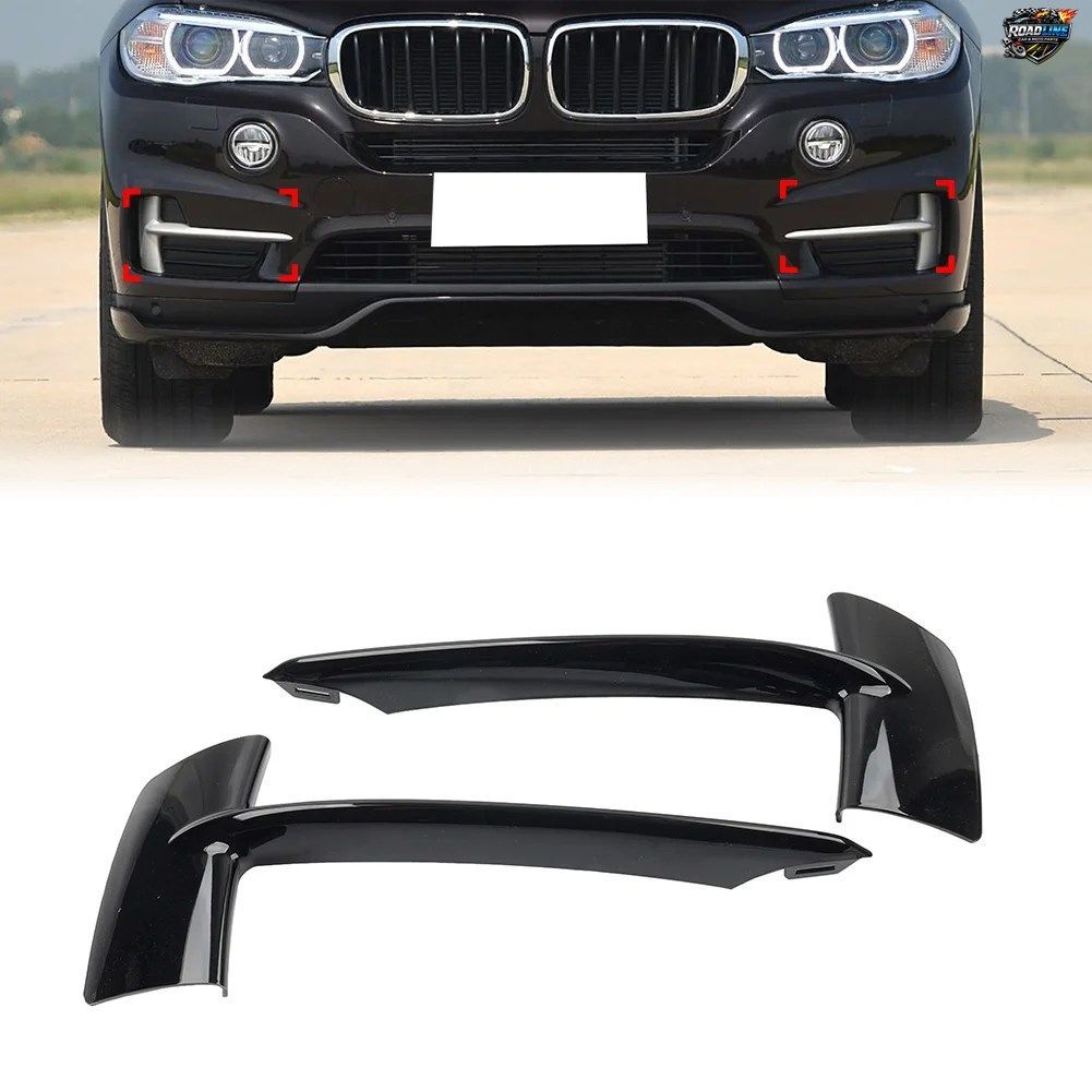 BMW X5 F15 2014-2018用 フロントバンパー下部グリル トリム グロスブラック 1ペア 8,151円