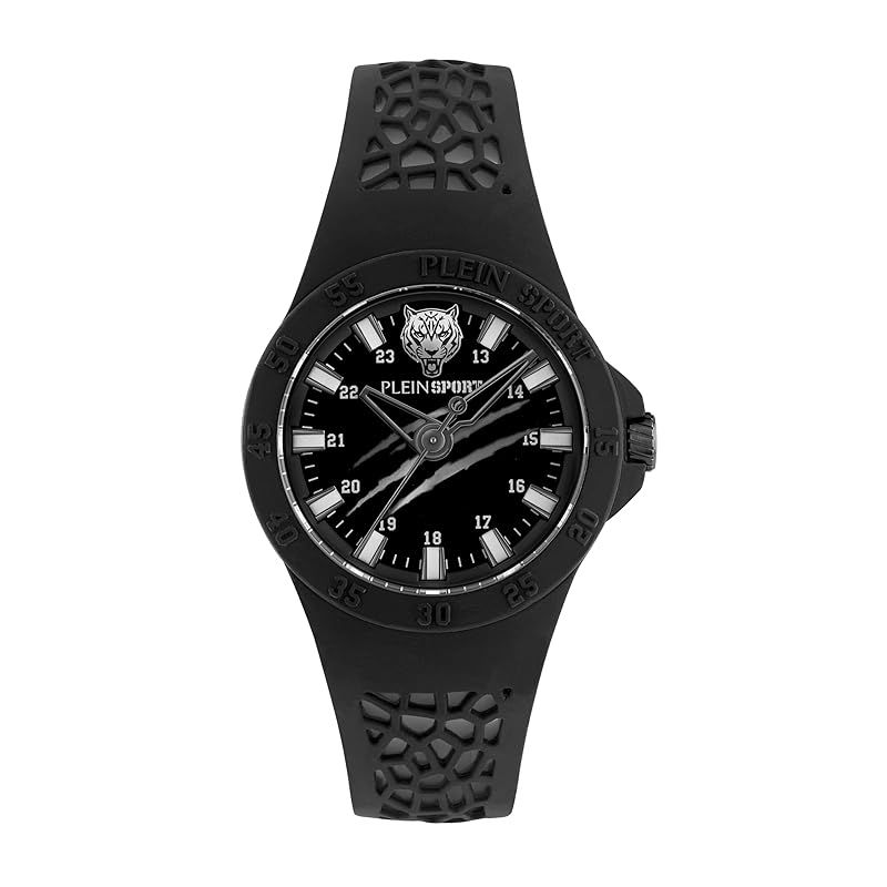 【新品】 【PLEIN SPORT】 メンズ 腕時計 Watch プレインスポーツ Thunderstorm サンダーストーム PSBBA0423 クォーツ 5気圧防水 ミネラルガラス ブラック文字盤 プラスチック [並行輸入品]