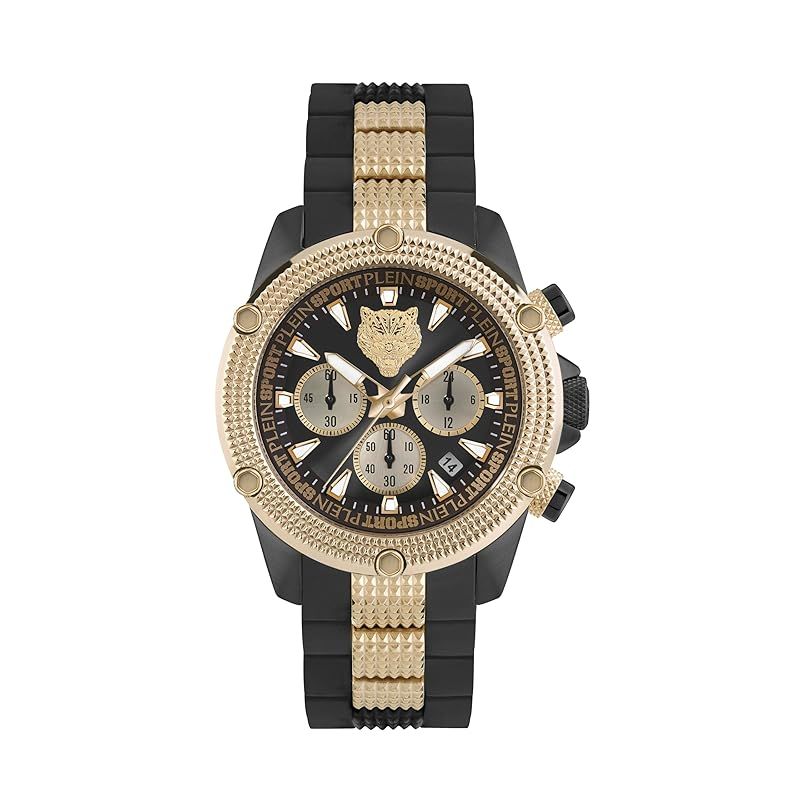 【新品】 【PLEIN SPORT】 ユニセックス 腕時計 Watch プレインスポーツ Hurricane ハリケーン PSDBA0523 クォーツ 5気圧防水 ミネラルガラス ブラック文字盤 ステンレススチール [並行輸入品]