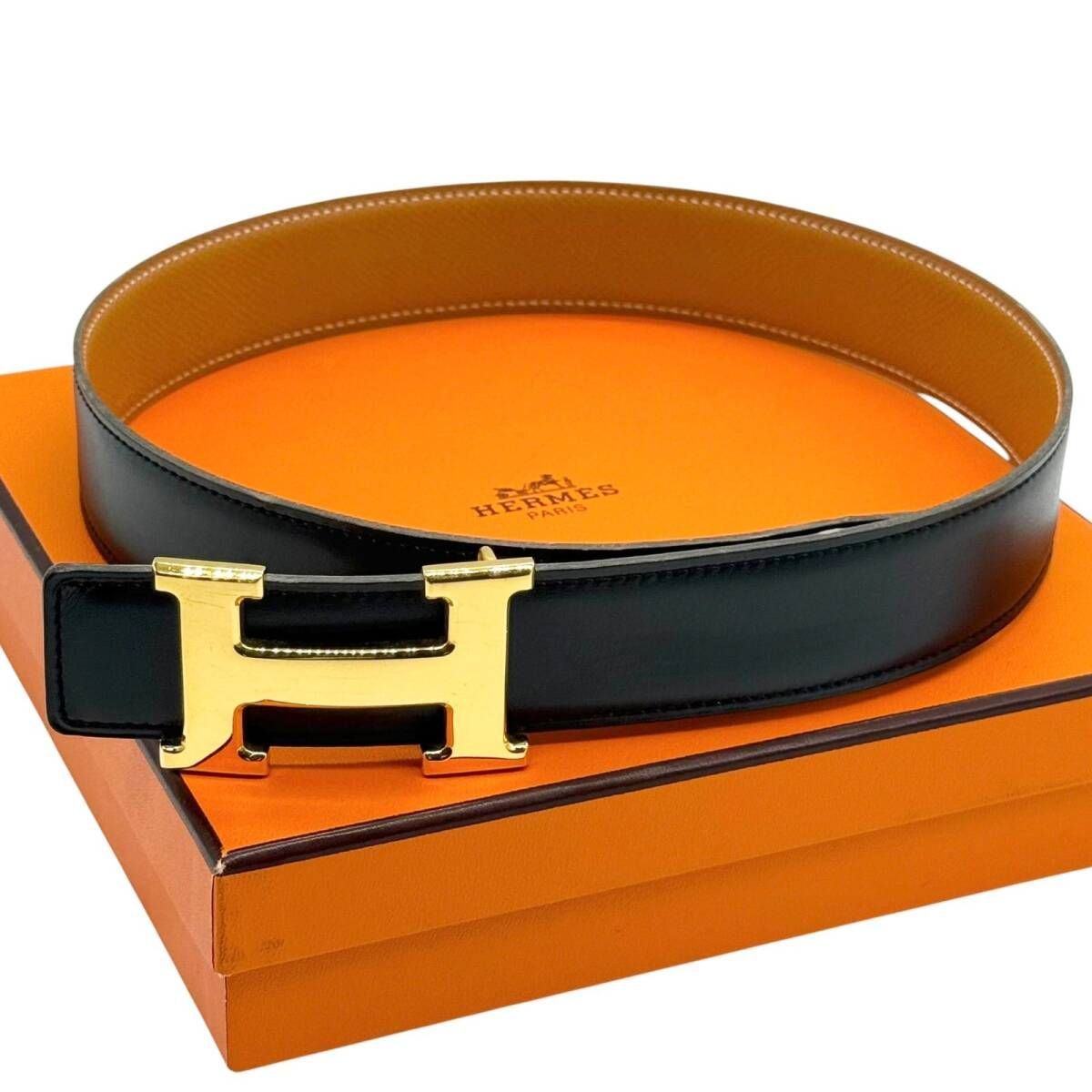HERMES エルメス コンスタンス Hベルト サイズ60 リバーシブル