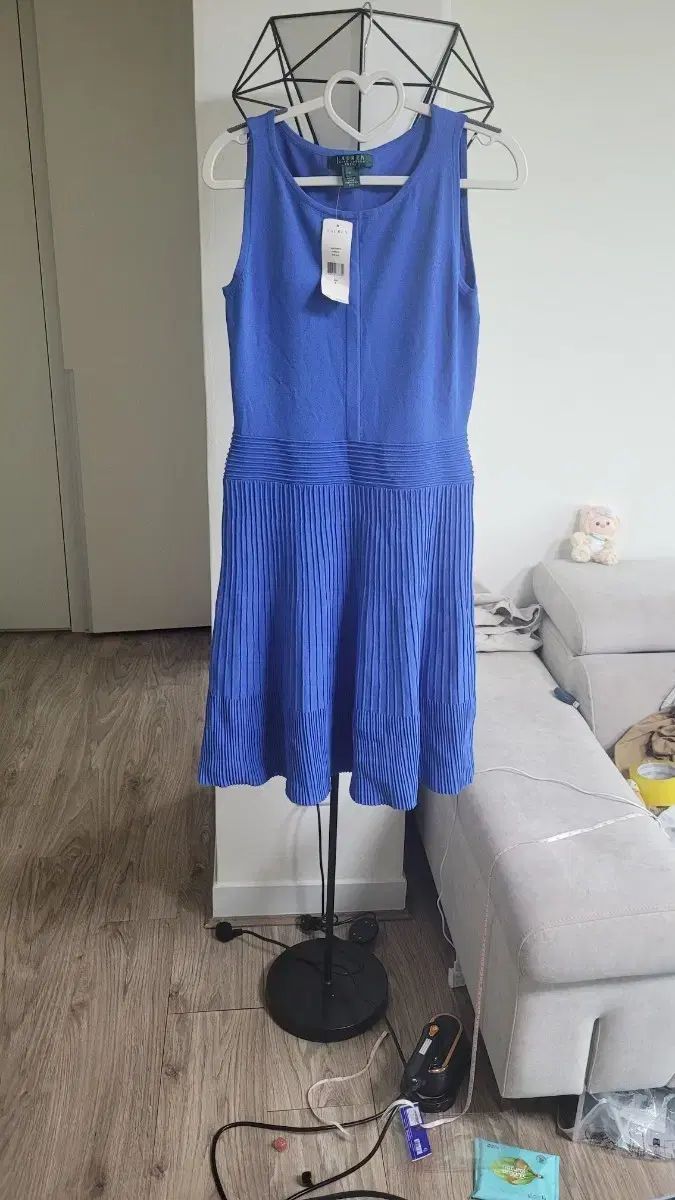 ラルフローレン ポロ レディース 夏ニット生地 ONE PIECE - 新品