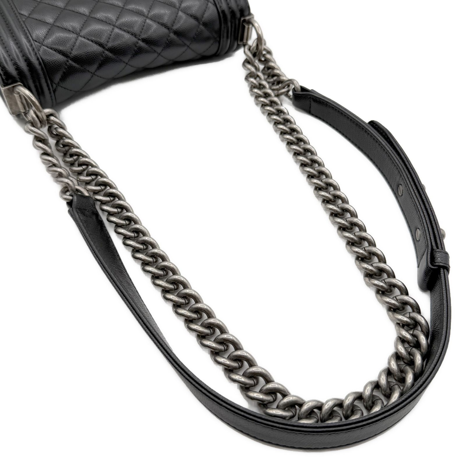シャネル(CHANEL) ボーイシャネル20 マトラッセ チェーンショルダー 