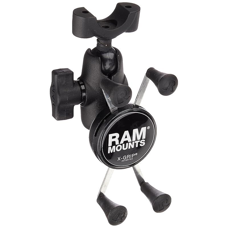 【新品】 ラムマウント(RAM MOUNTS) マウントセット Xグリップ&バーマウントベース (ショートアーム)バー径19mm-25.4mm スマートフォン用 ブラック RAM-B-408-75-1-A-UN7U 10,996円