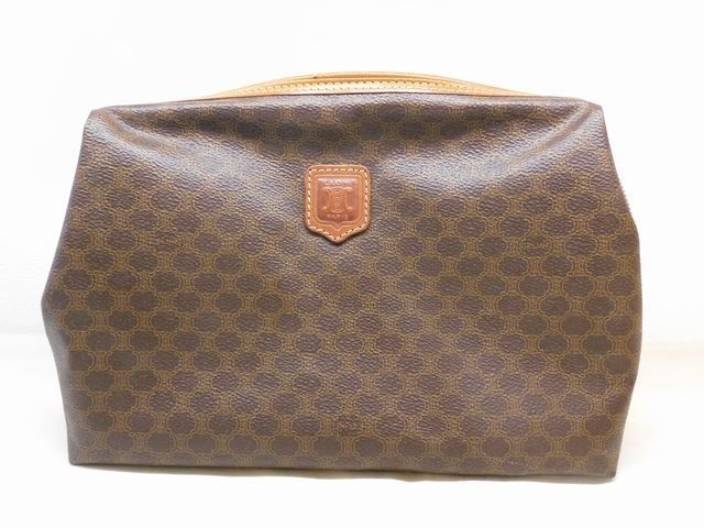 オールド セリーヌ CELINE クラッチバッグ マカダム柄 レザー 
