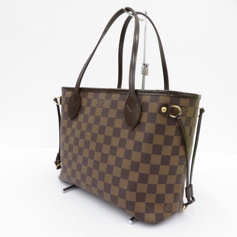 【瀬戸大橋店】 中古 LOUIS VUITTON | ルイ・ヴィトン トートバッグ ダミエ エベヌ ネヴァーフル PM N51109 ダミエ エベヌ ブラウン 【122】
