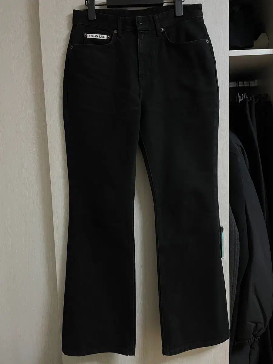 SYLIAN RAIL フレア デニム ブラック