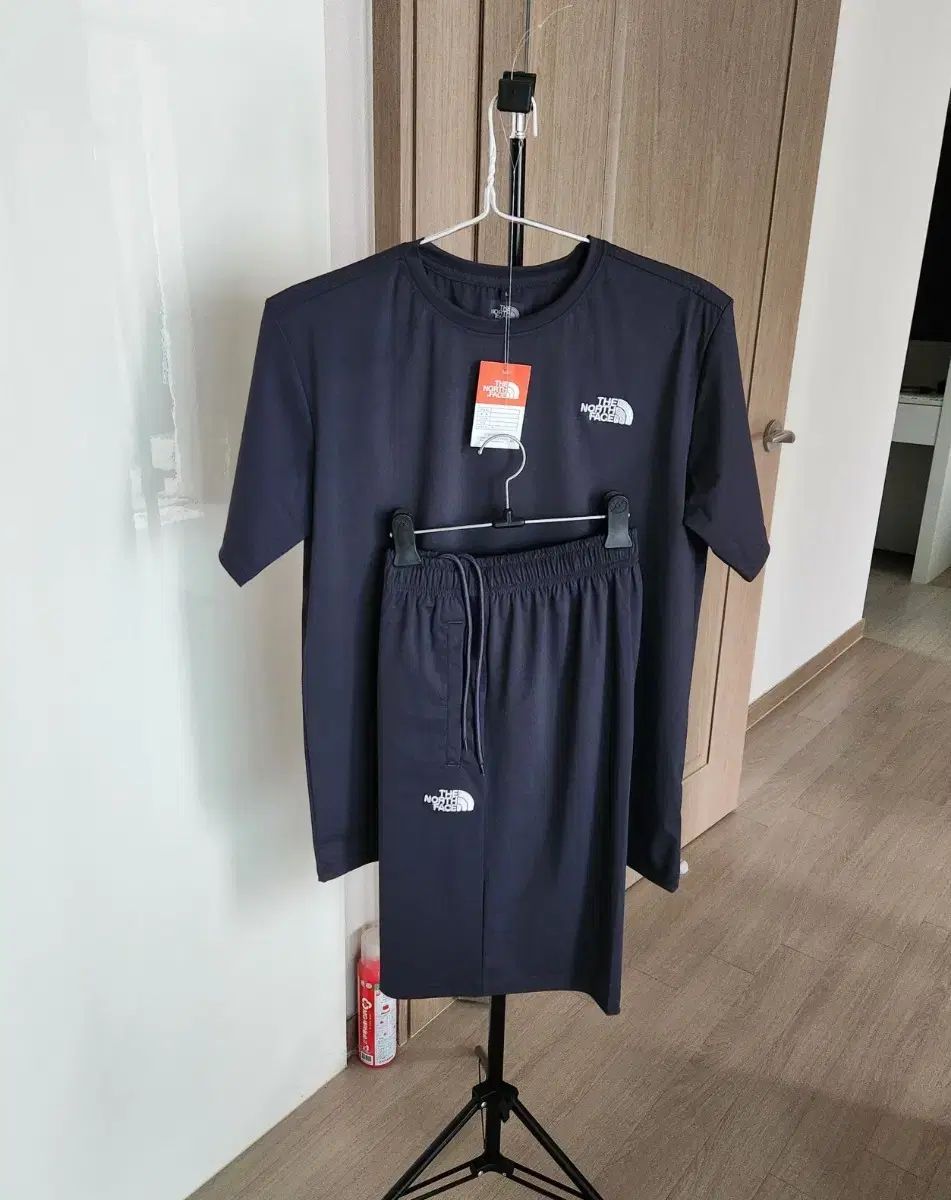 THE NORTH FACE ザノースフェイス メンズ 接触冷感 ハーフパンツ セット ダークグレー L 100