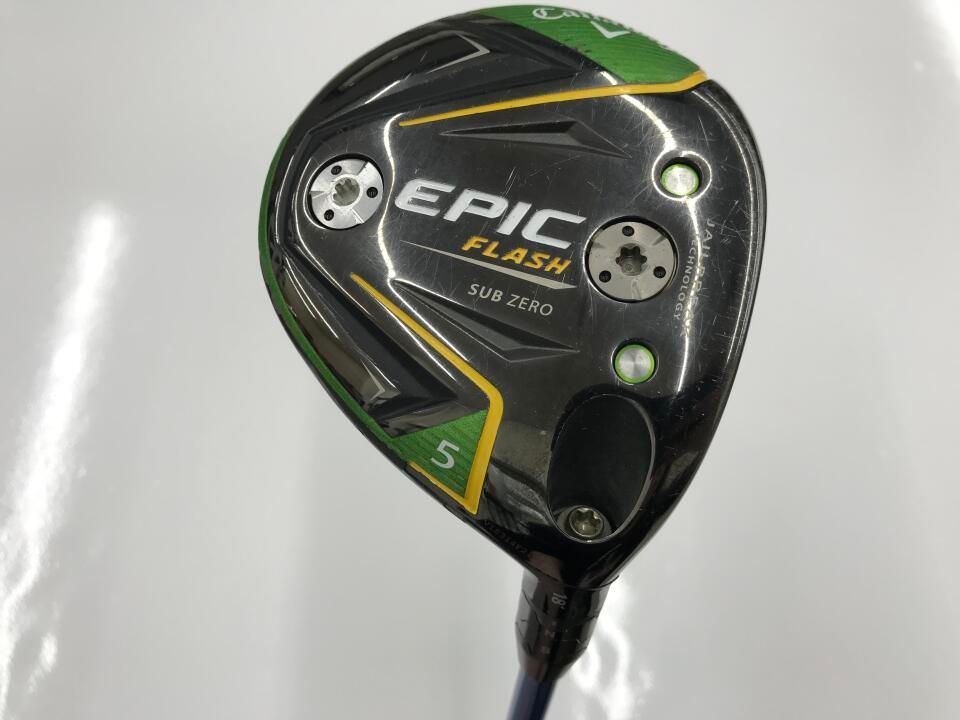 キャロウェイ　EPIC FLASH SUB ZERO　18度　Speeder EVOLUTION ５ FW 60　Sフレックス　フェアウェイウッド　中古　ゴルフドゥ！新居浜店【最短即日発送】