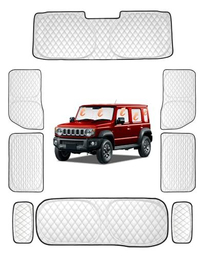 「令和8年 6層構造」SUNVIC ジムニー ノマド サンシェード 断熱 日除け 換気 ジムニー JC74W 車用サンシェード ワンタッチタイプ 遮光シェード リアガラス 後席 カーテン 吸盤不要 6層構造 光漏れ防止 UVカット 車中泊 盗 c6a63040