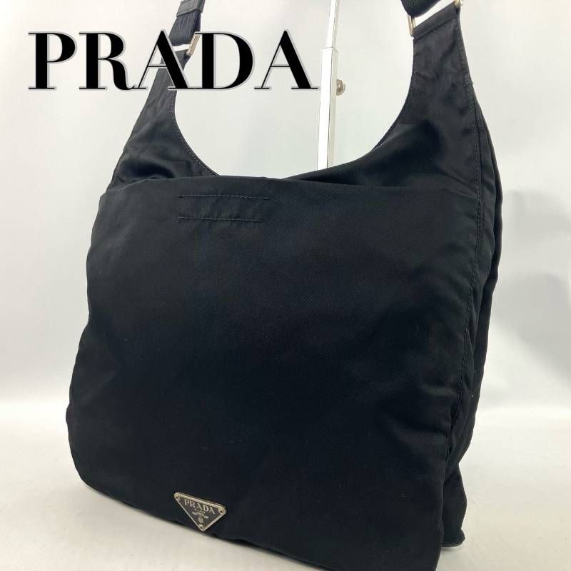 PRADA プラダ ショルダーバッグ ワンショルダー 三角ロゴプレート 