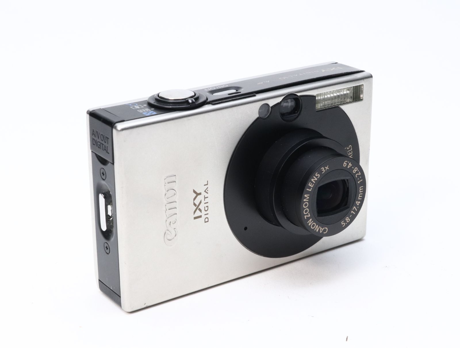 B (並品) Canon キヤノン IXY DIGITAL 10 ブラック 初期不良返品対応 55-305