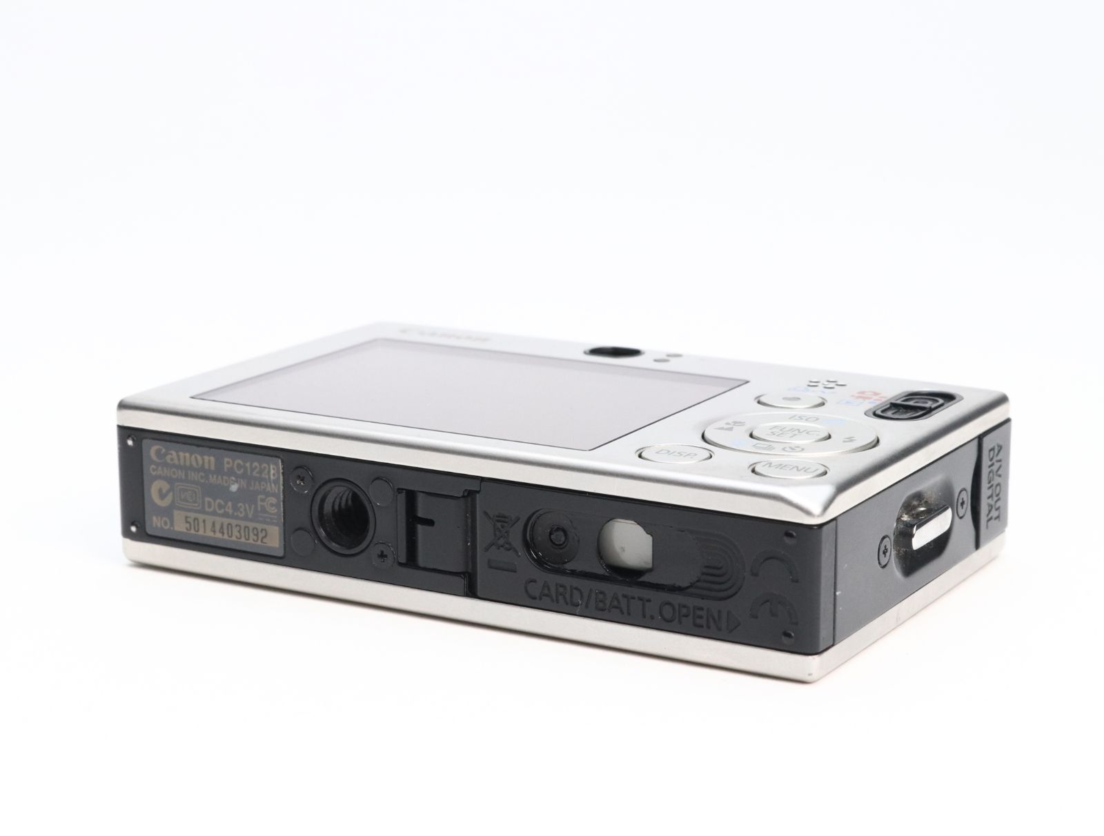B (並品) Canon キヤノン IXY DIGITAL 10 ブラック 初期不良返品対応 55-305