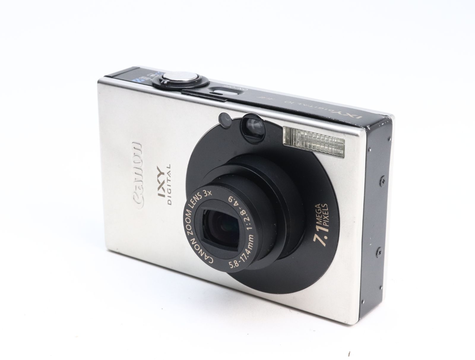 B (並品) Canon キヤノン IXY DIGITAL 10 ブラック 初期不良返品対応 55-305