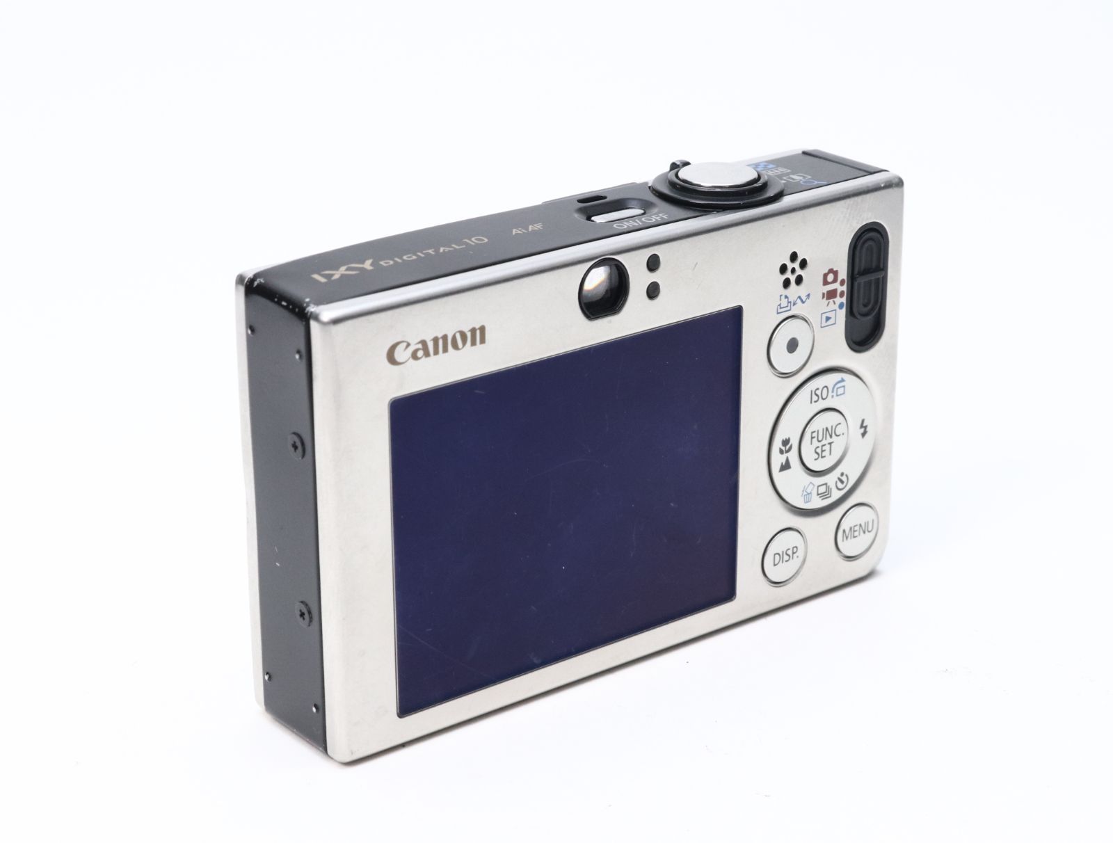 B (並品) Canon キヤノン IXY DIGITAL 10 ブラック 初期不良返品対応 55-305