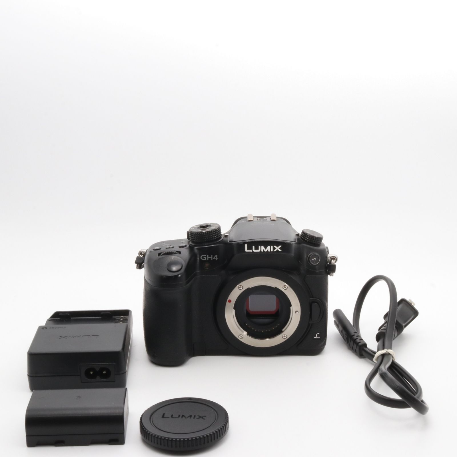 パナソニック ミラーレス一眼カメラ ルミックス GH4 ボディ ブラック DMC-GH4-K