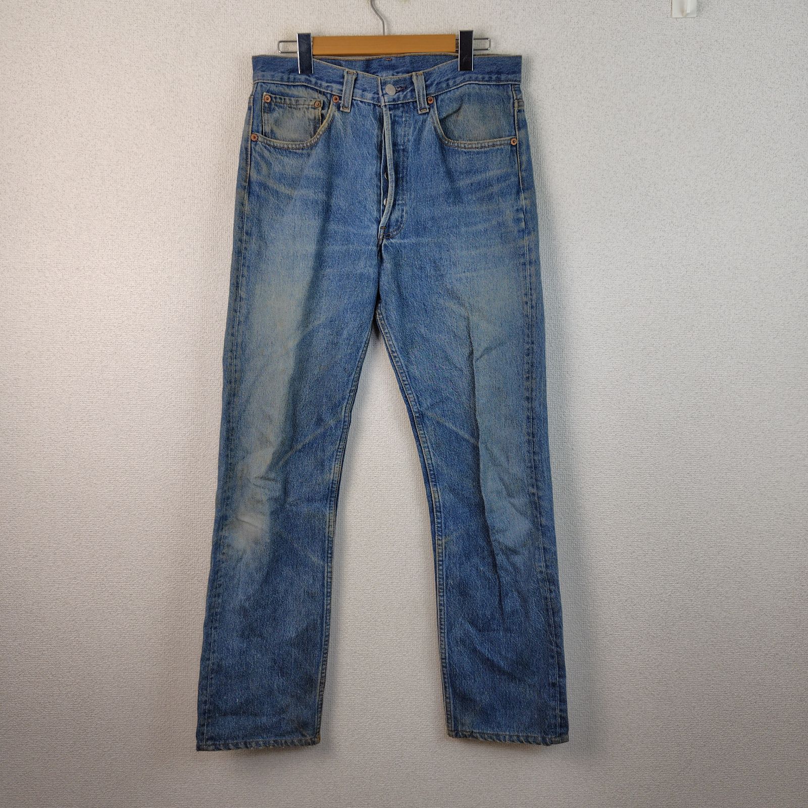 Levi's リーバイス 501 ストレートデニムパンツ ジーンズ ブルー W32 L36 メンズ 古着 アメカジ クラシック
