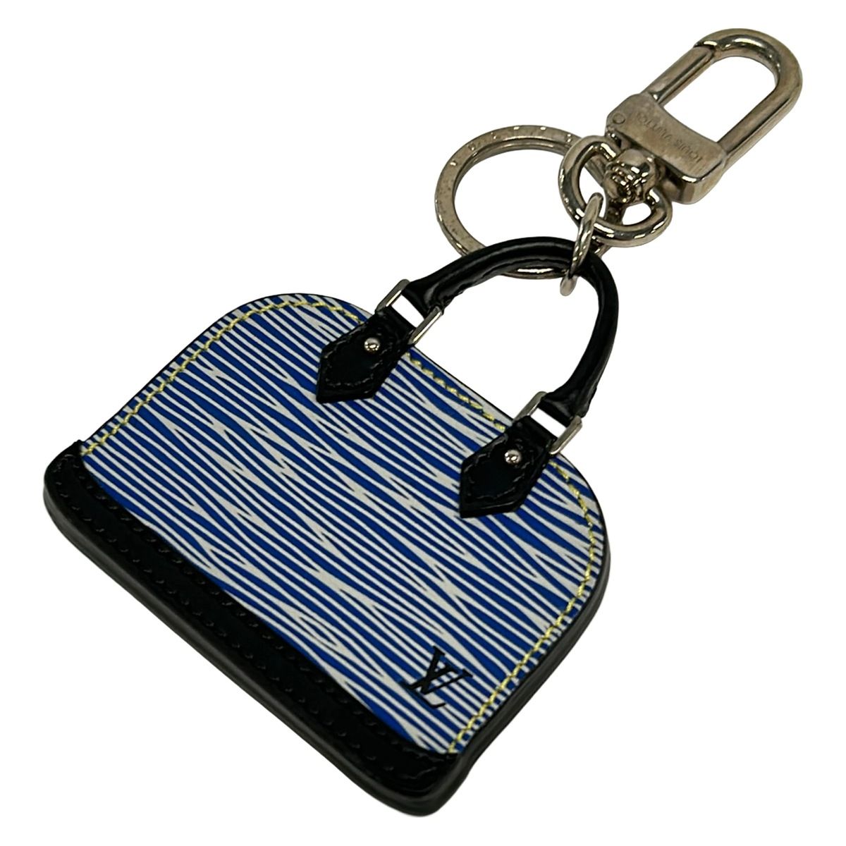 LOUIS VUITTON(ルイヴィトン) キーホルダー(チャーム) ポルトクレアルマ M64522 ブルー レザー
