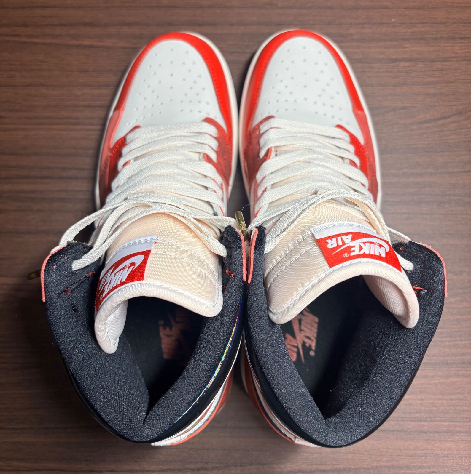 スパイダーマン × ナイキ エアジョーダン1 ハイ OG SP ほぼ未使用 size27.5㎝