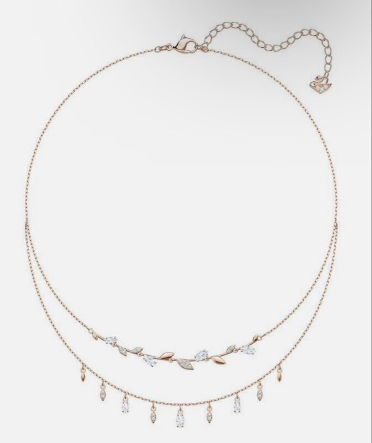 スワロフスキー Swarovski Mayfly 2連ネックレス スワロフスキー Swarovski Mayfly 2連ネックレス