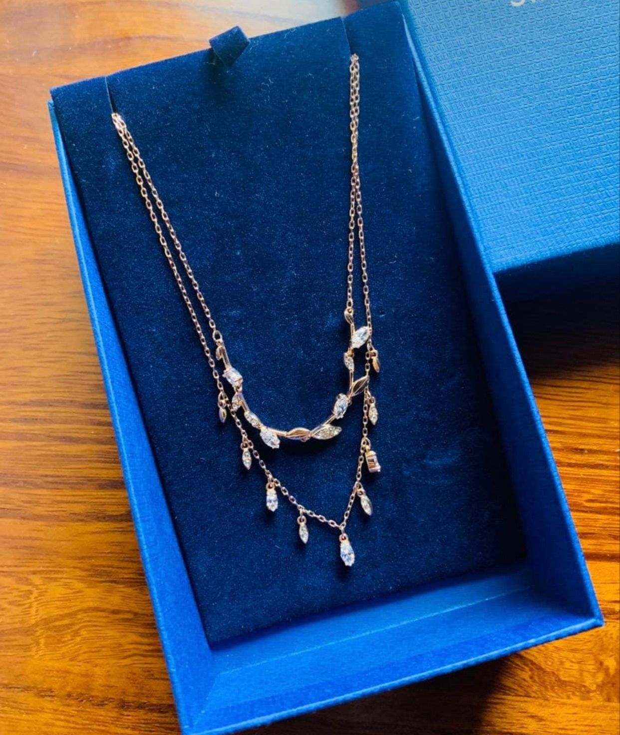スワロフスキー Swarovski Mayfly 2連ネックレス スワロフスキー Swarovski Mayfly 2連ネックレス