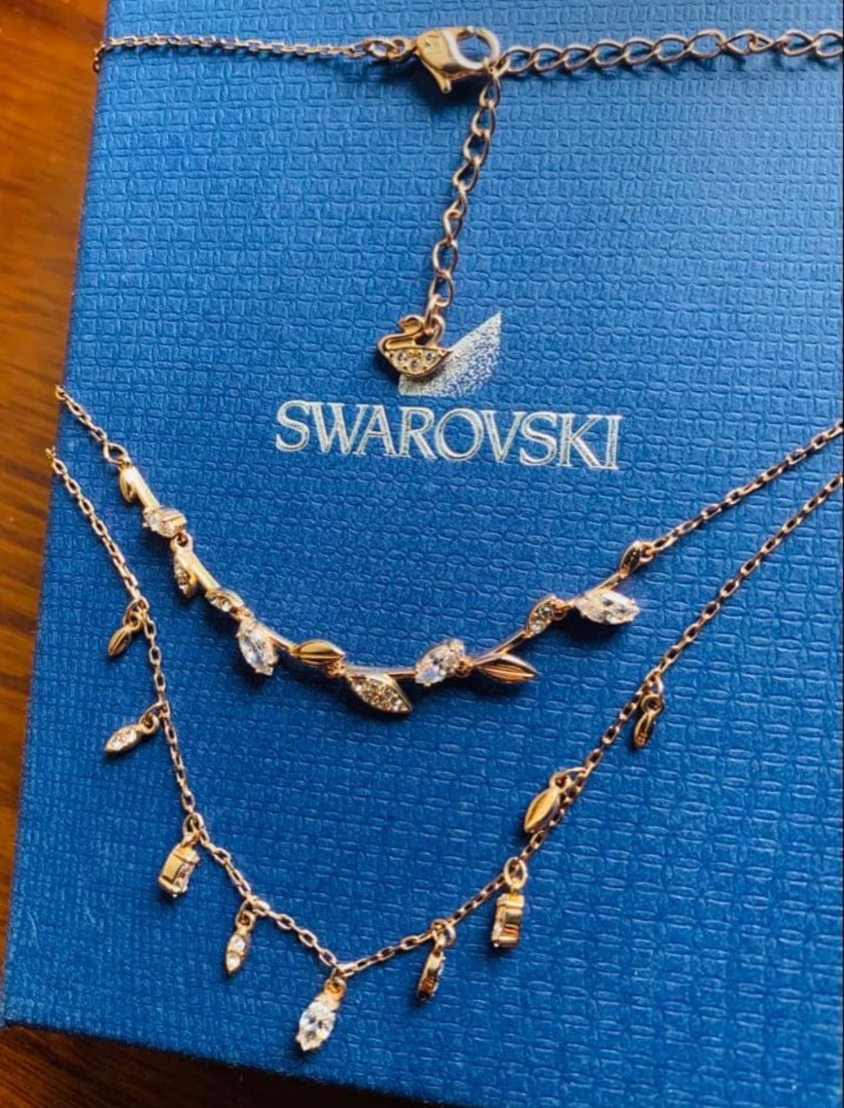 スワロフスキー Swarovski Mayfly 2連ネックレス スワロフスキー Swarovski Mayfly 2連ネックレス