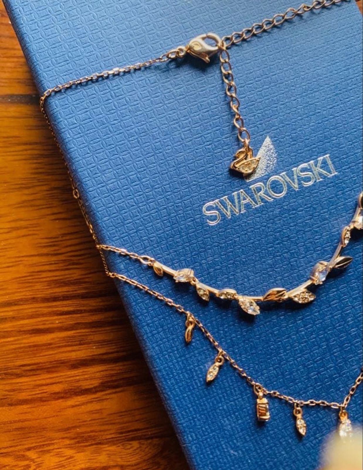 スワロフスキー Swarovski Mayfly 2連ネックレス スワロフスキー Swarovski Mayfly 2連ネックレス