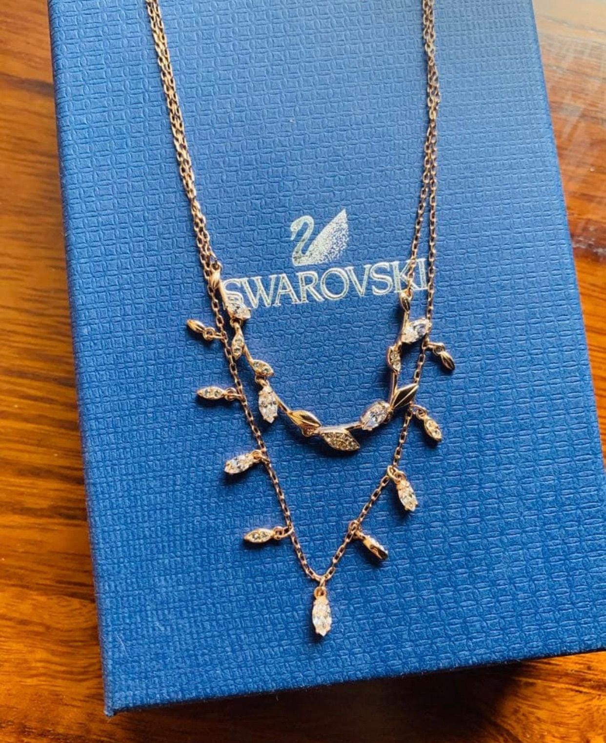スワロフスキー Swarovski Mayfly 2連ネックレス スワロフスキー Swarovski Mayfly 2連ネックレス