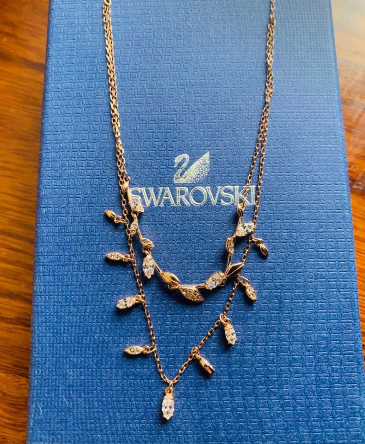 スワロフスキー Swarovski Mayfly 2連ネックレス スワロフスキー Swarovski Mayfly 2連ネックレス