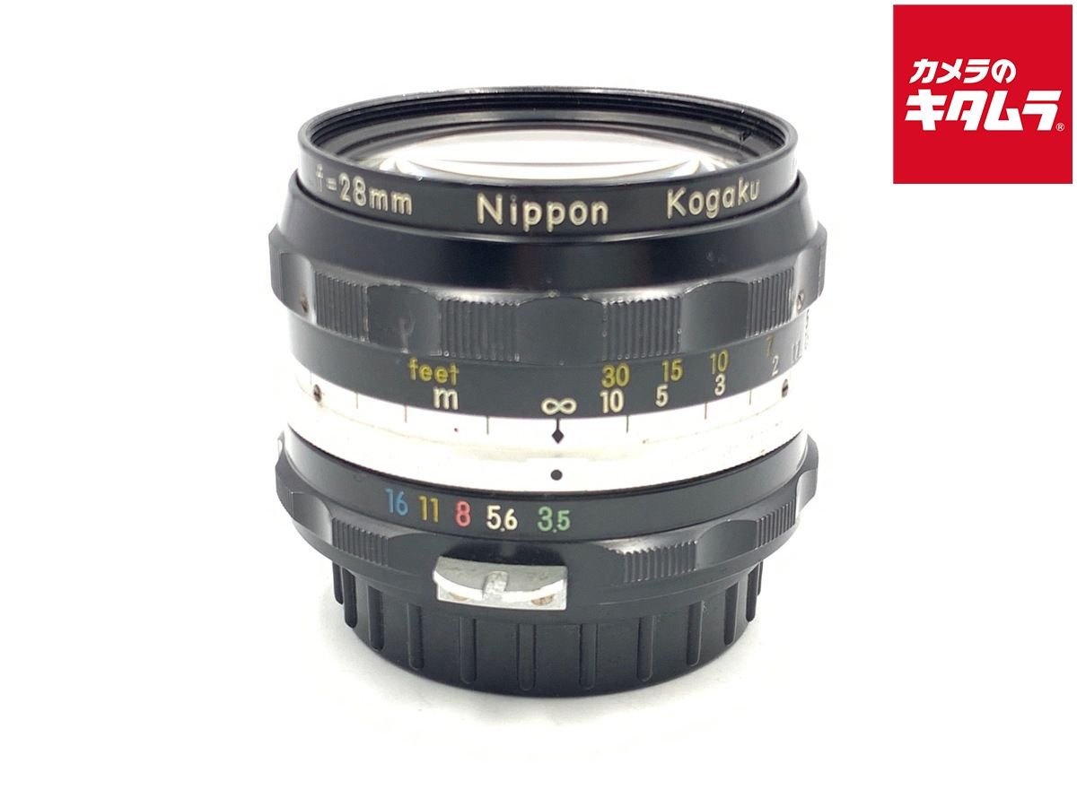 【中古】 【並品】 ニコン Auto Nikkor 28mm F3.5 Cなし
