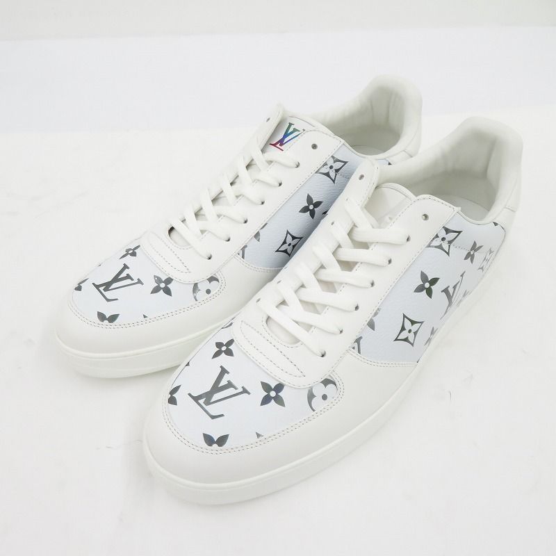 【瀬戸大橋店】 中古 LOUIS VUITTON | ルイ・ヴィトン スニーカー リヴォリ・ライン スニーカー MS0290 サイズ:9 1/2 ホワイト 【135】
