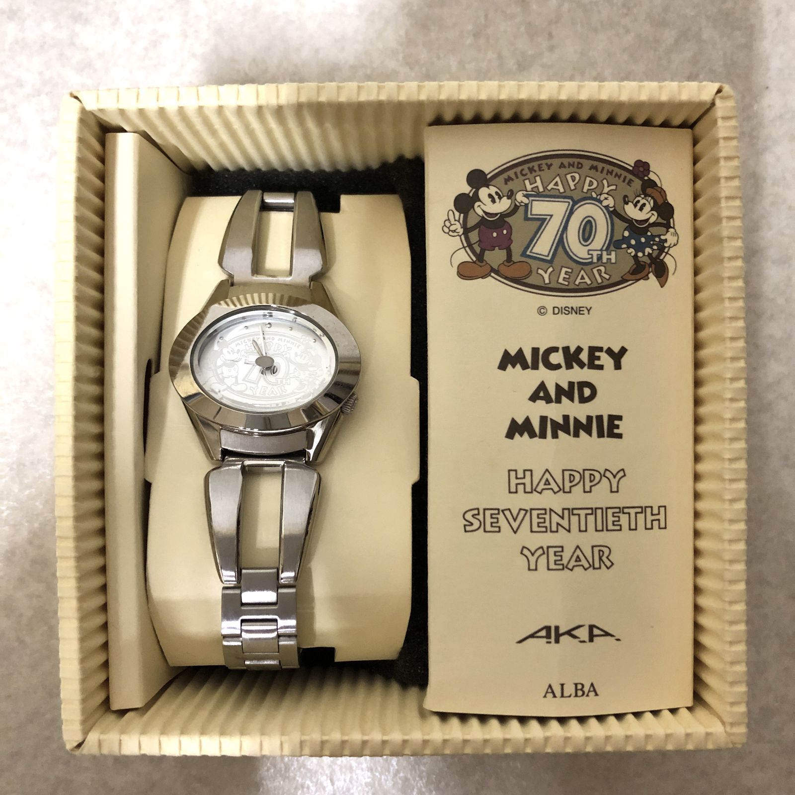 D423 ミッキーアンドミニー 70周年記念 腕時計 SEIKO Alba 263859837