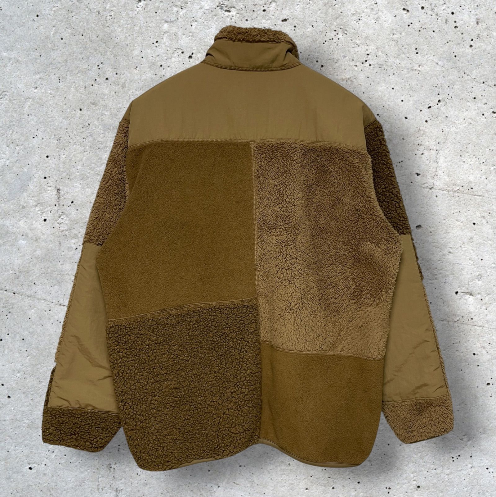 Engineered Garments × UNIQLO 切替フリースブルゾン BROWN M ユニクロ