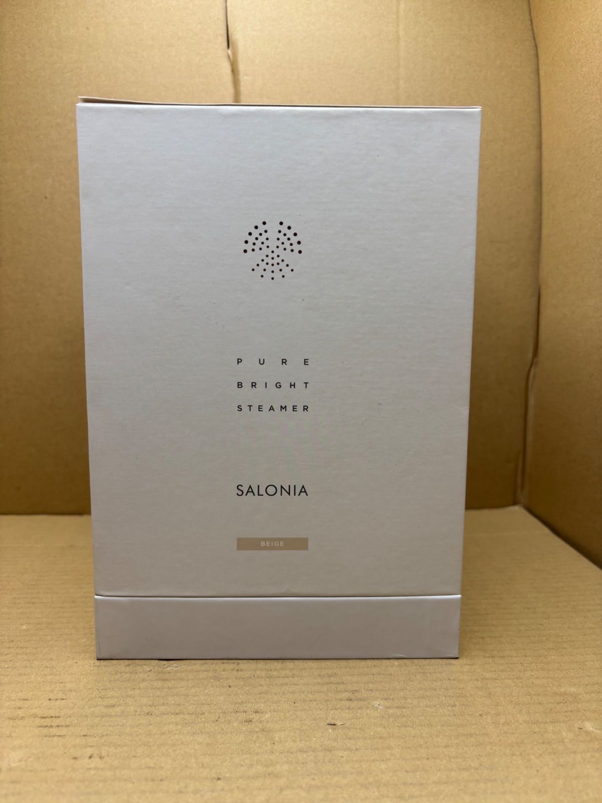 新品未開封 SALONIA(サロニア) ピュア ブライト スチーマー / ベージュ 新品未開封 SALONIA(サロニア) ピュア ブライト スチーマー / ベージュ