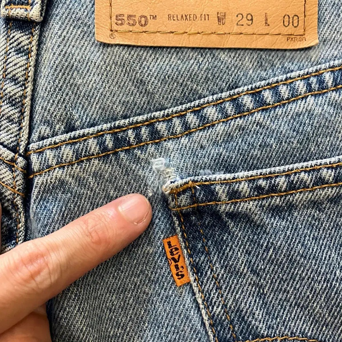 N310 90s LEVI'S リーバイス 550 ショーツ ハーフパンツ オレンジタブ