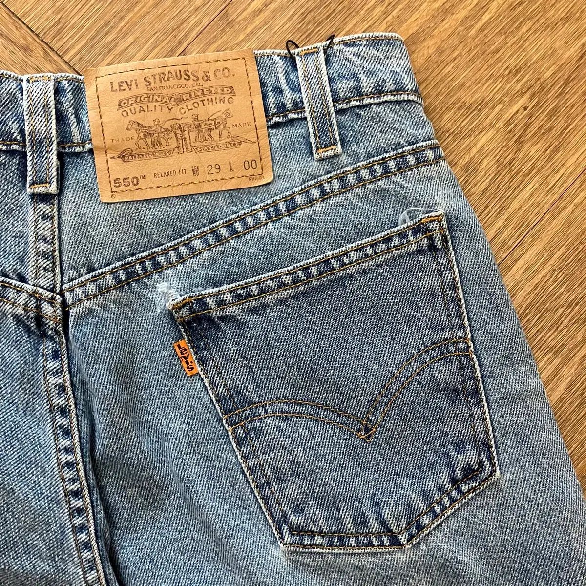 N310 90s LEVI'S リーバイス 550 ショーツ ハーフパンツ オレンジタブ