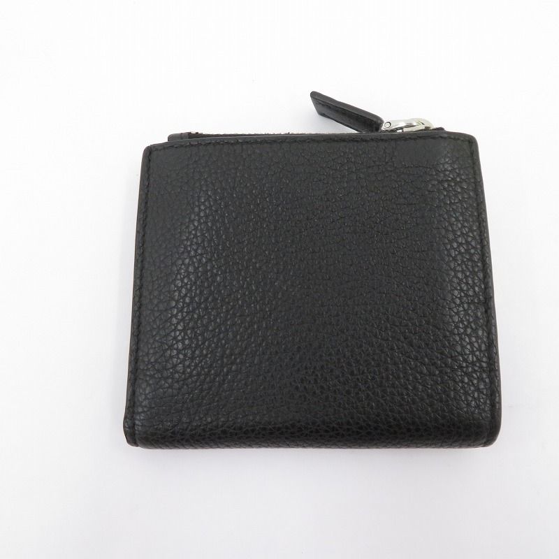 【瀬戸大橋店】 中古 PRADA | プラダ 二つ折り財布 ヴィッテロダイノ トライアングルロゴ コンパクトウォレット 2ML049_2E54_F0002 ブラック 【125】