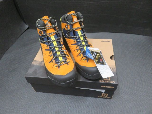 未使用品 SALOMON サロモン X ALP MID LTR GTX トレッキングシューズ 登山靴 25.5cm オレンジ