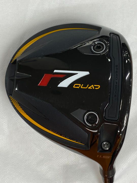 テーラーメイド　r7 QUAD MINI DRIVER　11.5度　KUROKAGE　XD60　Sフレックス　ドライバー　中古　ゴルフドゥ！倉敷笹沖店【最短即日発送】