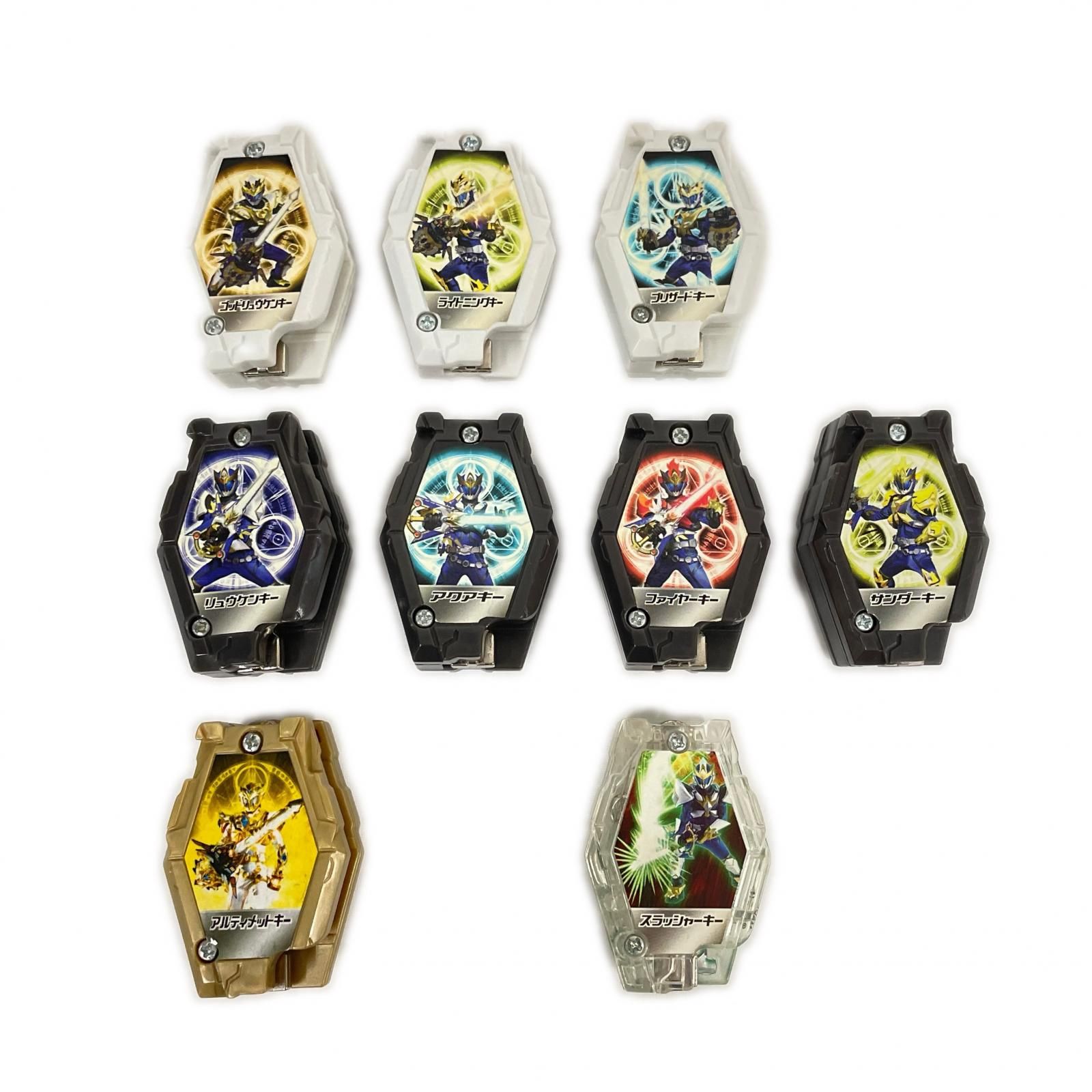TAKARA タカラ 魔弾戦記リュウケンドー 魔弾キー サンダーキー アルティメットキー等 9個セット